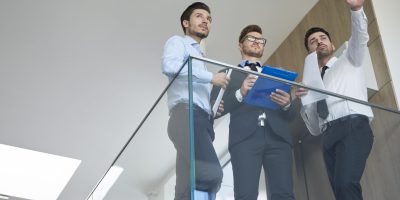 Partnership among three young businessmen